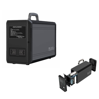 backup portátil solar da fonte de alimentação do gerador solar de 1380Wh Lifepo4