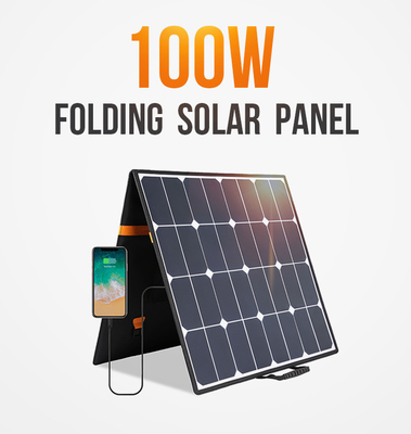 bateria dobrável do carregador do painel solar de 18V 32v 100w para o OEM dos barcos