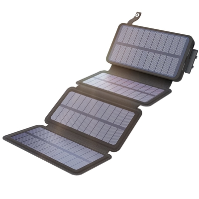 Painel posto solar do carregador do banco do poder do OEM 25000mAh 6W para o telefone celular