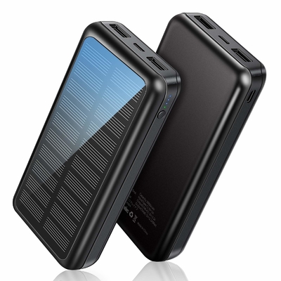 IPX5 bloco portátil posto solar da bateria do carregador 30000mAh para IPhone