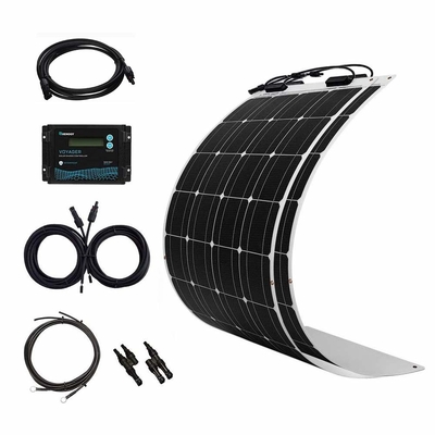 350 painel Monocrystalline solar flexível fino dos PCes 175W de Kit With 2 dos painéis do watt