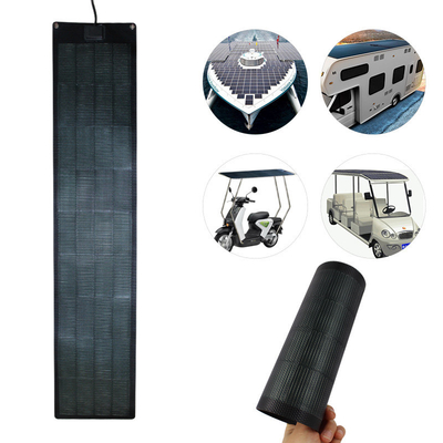 painéis 150W solares flexíveis finos Rollable para caravana