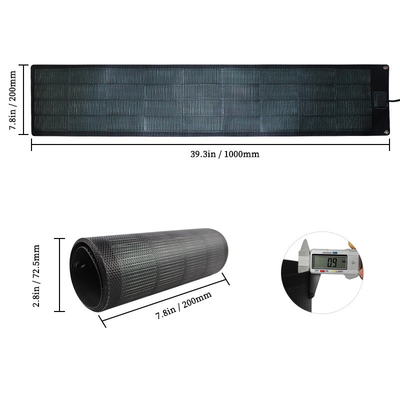 painéis 150W solares flexíveis finos Rollable para caravana