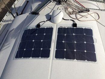módulo solar Monocrystalline flexível fino dos painéis solares de 12V 110W para o barco do carro