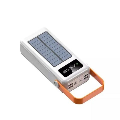 banco das energias solares de 30000mAh 100000mAh 120000 Mah Solar Charger Detachable Cable com correia