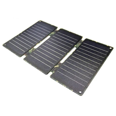 do silicone Monocrystalline portátil do painel solar 21W do carregador de 12V USB painéis solares dobráveis