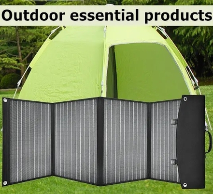 painel solar dobrável de 18V 100w para o sistema de acampamento solar do painel solar