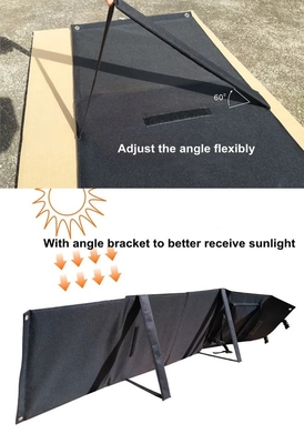 painel solar dobrável de 18V 100w para o sistema de acampamento solar do painel solar