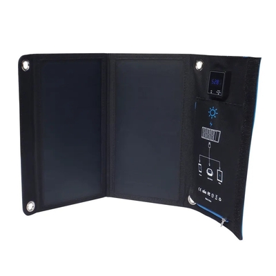 Painéis solares mini 15W USB da dobradura portátil impermeável para a bateria do telefone celular