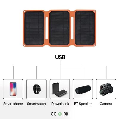 Portátil impermeável exterior de Mini Small Solar Panel 15W dobrou Sola Panels