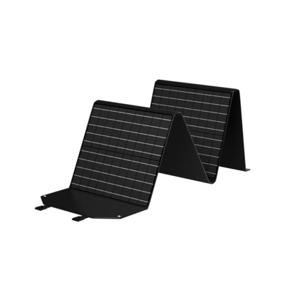Painel 100w solar dobrável portátil flexível preto para o carregador/o acampamento do portátil exteriores