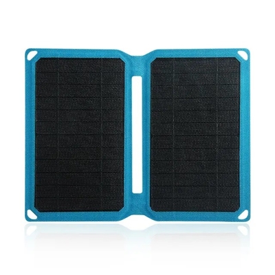 Carregador de dobramento portátil do poder do painel solar 10W para a caminhada de acampamento do curso