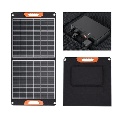 60W 100W 150W painéis solares dobráveis portáteis 200W para acampamento ao ar livre