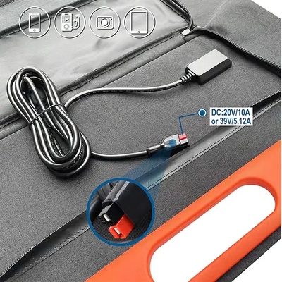Jogos solares de acampamento de dobramento portáteis novos da caravana do painel solar 100W 200W do carport da eficiência elevada 120w com saídas de USB