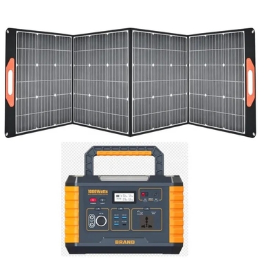 Jogos solares de acampamento de dobramento portáteis novos da caravana do painel solar 100W 200W do carport da eficiência elevada 120w com saídas de USB