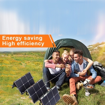 Painel solar dobrável de 110W ETFE portátil 6 carregador de viagem dobrável Painel solar para uso doméstico