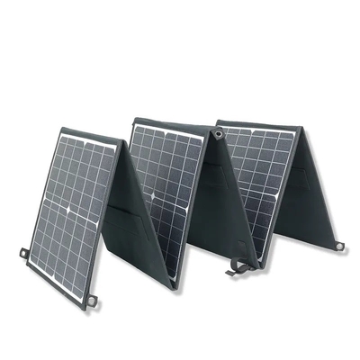 Dobra portátil dobrável ETFE 60W 110w 220w de Sunpower 6 da central elétrica da bolsa do painel solar