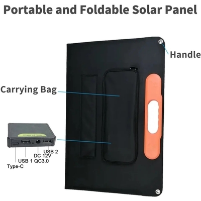 Painéis Solares de Alta Eficiência Posicionáveis Impermeáveis 21W 40W 60W 80W 120W 200W