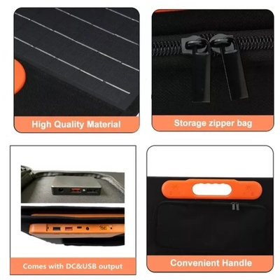 Painéis Solares de Alta Eficiência Posicionáveis Impermeáveis 21W 40W 60W 80W 120W 200W