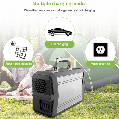 Onda de seno pura solar portátil exterior da C.A. do sistema de gerador 96000mAh da emergência 300W