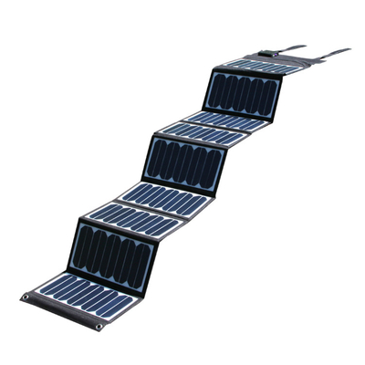Painel solar dobrável portátil de 60 W com tecnologia ETFE USB-C
