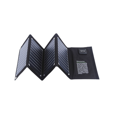 Carregador dobrável portátil do painel IPX4 solar 20 watts com saída do Usb 2