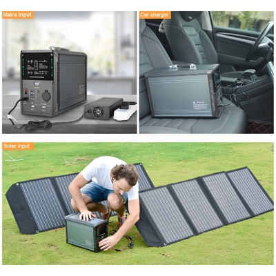 jogos portáteis de 1380Wh 3000W Mini Solar Panel Generator System