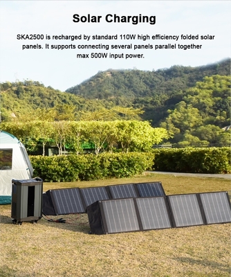 Poder superior Mini Generator posto solar recarregável 4000W com saída da C.A.