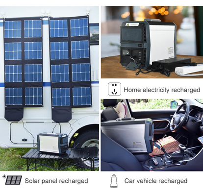 Gerador portátil do painel solar do ODM UPS central elétrica SKA1000 de 1000 watts
