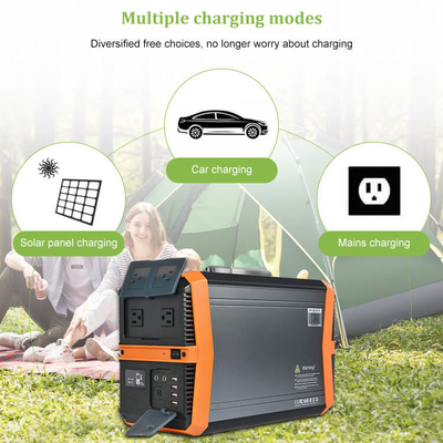 gerador solar 1000W de 110V 220V Li Ion Power Station Bank Energy