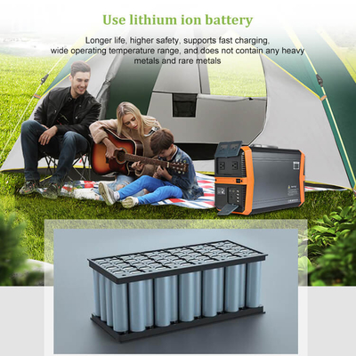 Estação de Gerador Solar Ac 110v 220v 1503Wh 12v Bateria de Lítio