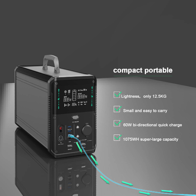Gerador do painel solar de MSDS 1075Wh Smart com lítio Ion Battery Powered