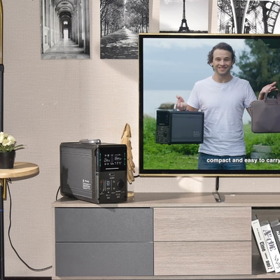 central elétrica de bateria portátil de 1075Wh LiFePO4 para o backup de acampamento da emergência do ar livre