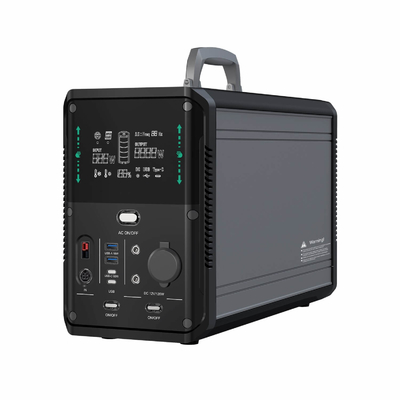 1500W Li Ion Power Station recarregável para o armazenamento exterior da emergência do curso