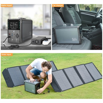 Central elétrica portátil 1500W de bateria de lítio LiFePO4 para a emergência da casa rv