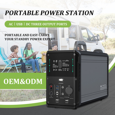Central elétrica solar portátil 220v do gerador de 1kw Lifepo4 110v