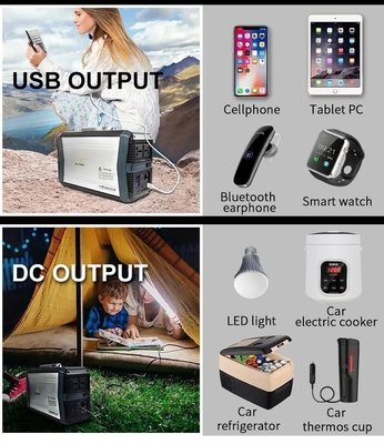 central elétrica portátil 500w do gerador de 532wh BMS Battery Mobile Solar