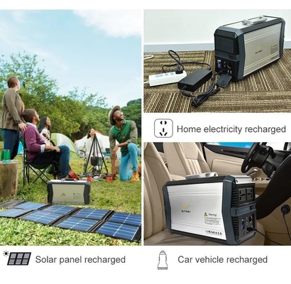 Bateria recarregável portátil solar de central elétrica 500wh 1000W 2000W 3000 W