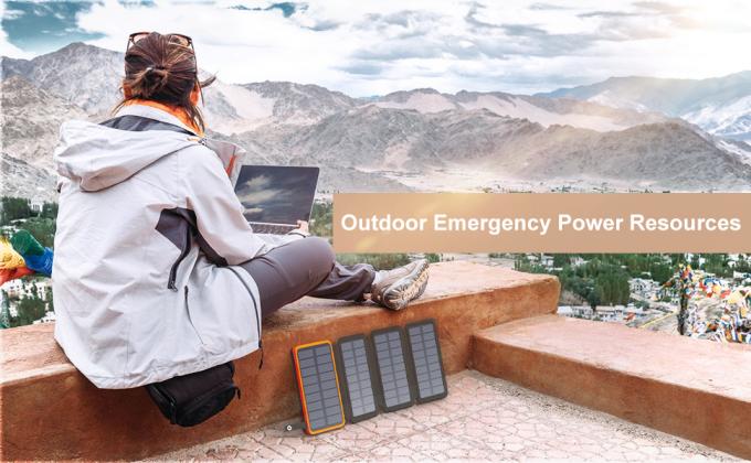 Painel posto solar do carregador do banco do poder do OEM 25000mAh 6W para o telefone celular 6