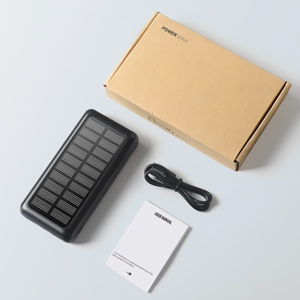 IPX5 bloco portátil posto solar da bateria do carregador 30000mAh para IPhone 9